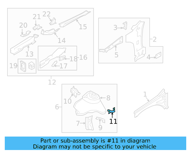 Reinforcement 5Q0-805-078-D - View 5