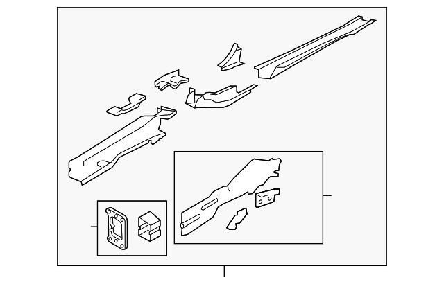 Side Member Assembly 5Q0-803-091-N