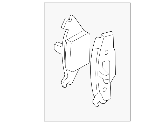 Front Pads 1J0-698-151-K - View 3