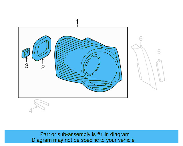 Tail Lamp Assembly 3C9-945-095-P