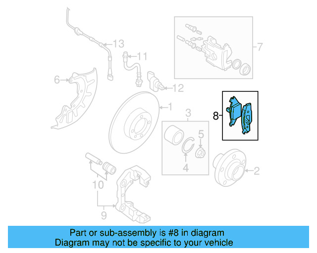 Front Pads 1J0-698-151-K - View 19