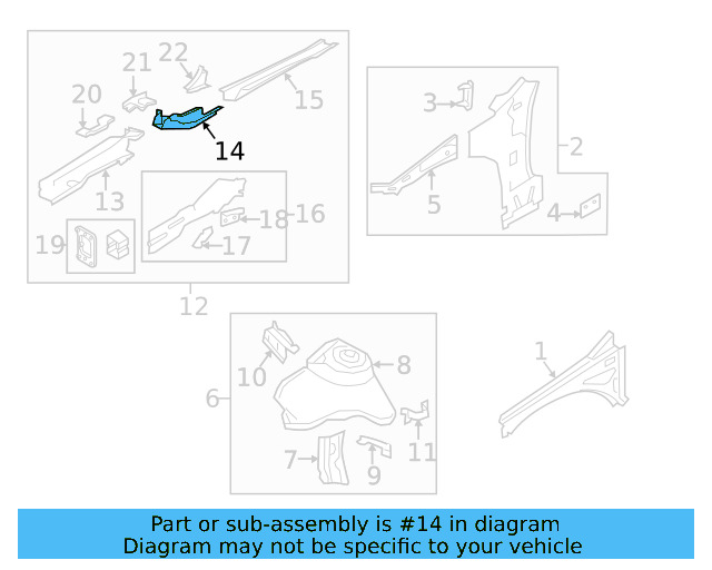 Side Member Extension 5Q0-803-210 - View 2