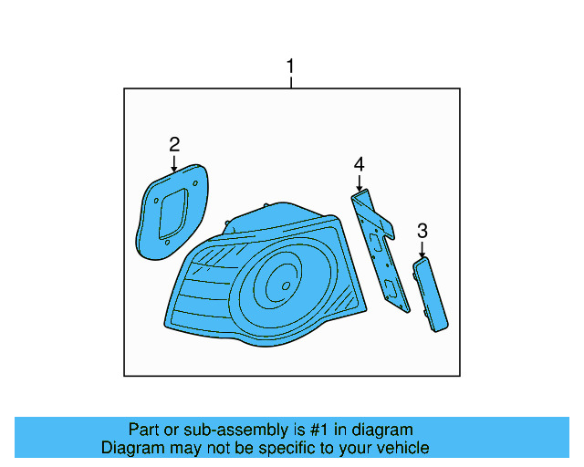 Tail Lamp Assembly 3C5-945-096-J - View 7