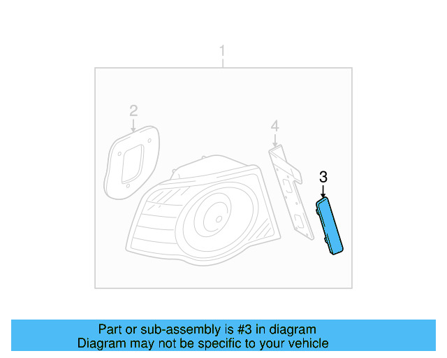 Reflector 3C5-945-106-A - View 7