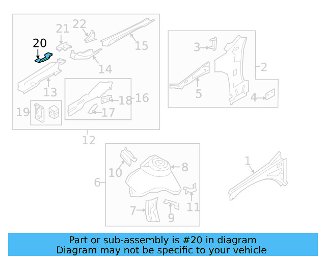 Mount Bracket 5Q0-810-811 - View 13