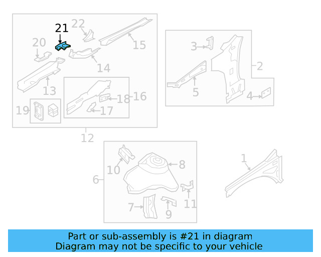 Lower Retainer 5Q0-803-127 - View 3
