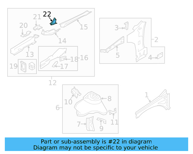 Rear Reinforced 5Q0-804-425