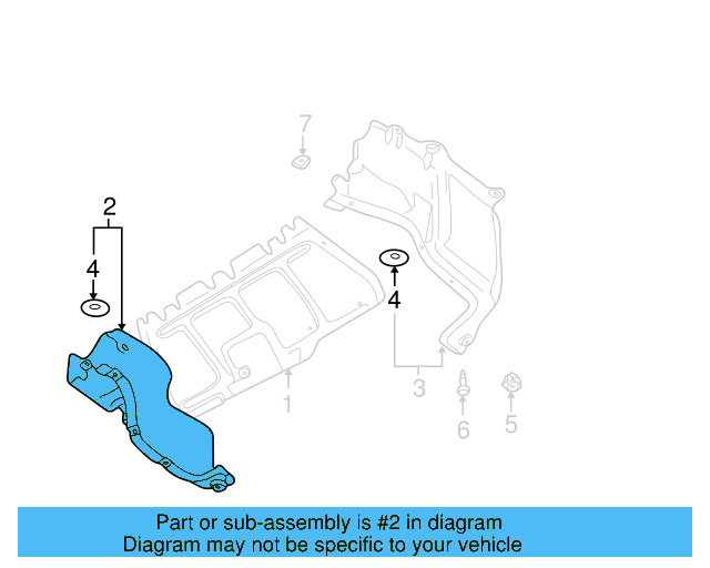 Splash Shield 1J0-825-250-F-01C - View 6