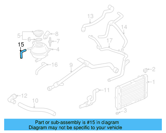 Return Hose 1HM-121-058 - View 7