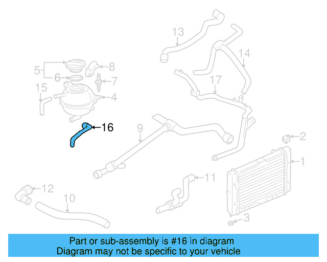 Return Hose 1HM-121-058 - View 6