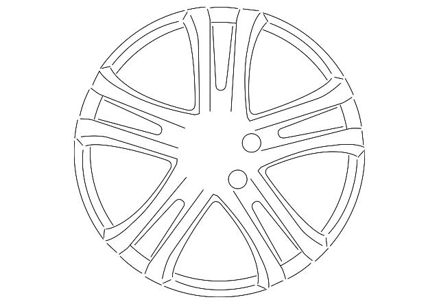 Wheel, Alloy 5N0-601-025-A-8Z8