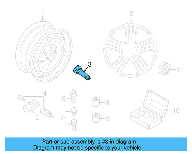 Valve Stem 839-601-361 - View 8