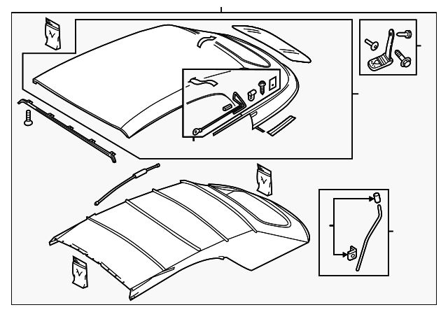 Convertible Top 5C3-871-021-E-RU4