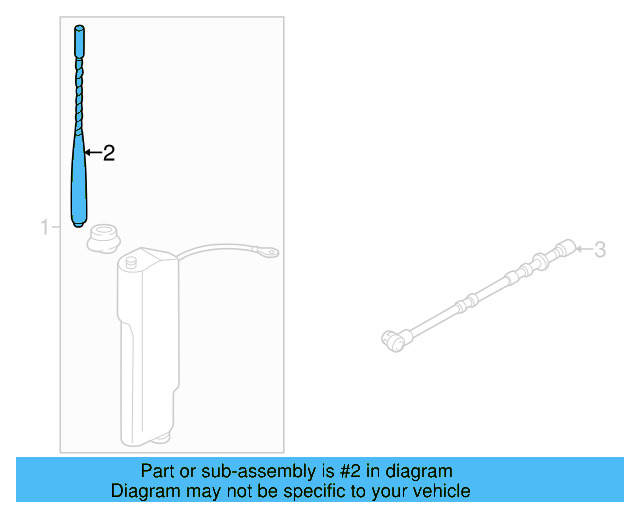 Mast 1J0035539B - View 3