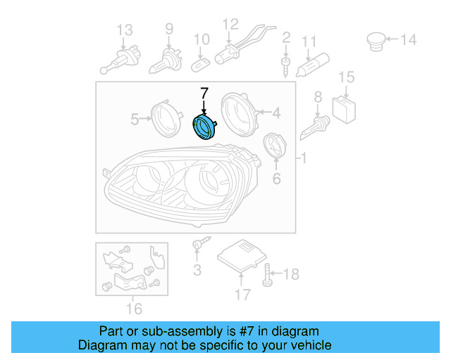 Retainer Ring 1K6-941-627-A - View 11