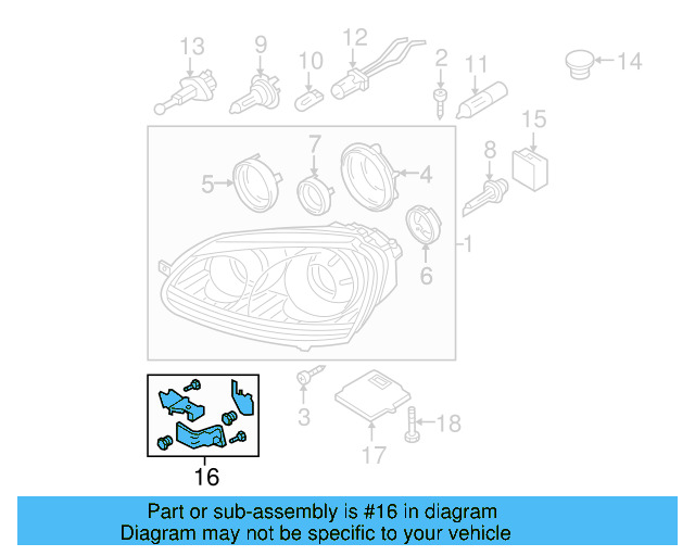 Repair Kit 1K0-998-226 - View 5