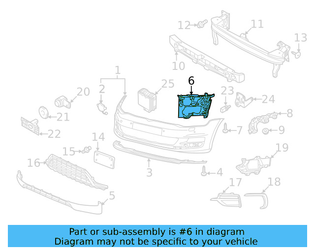 Side Support 5G0-807-724-L - View 3