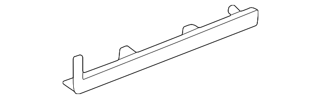 Body Side Molding (Unpainted) 3b0853753agru - View 2