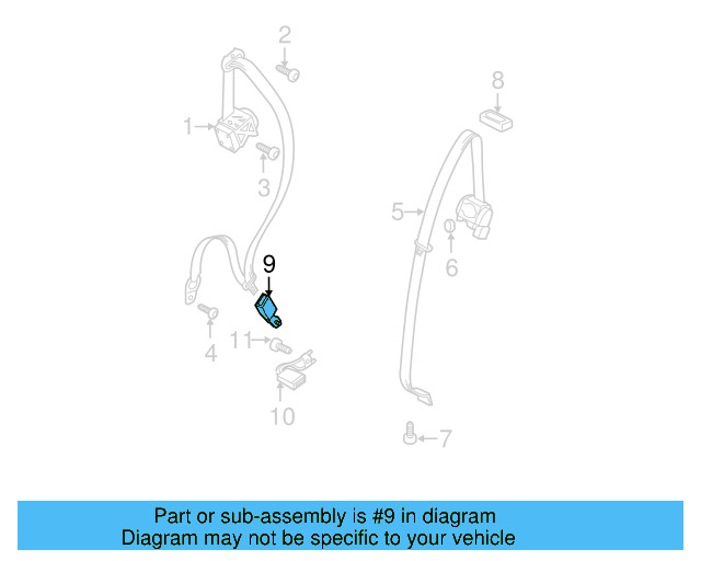 Outer Buckle 7P0-857-753-QVZ - View 4