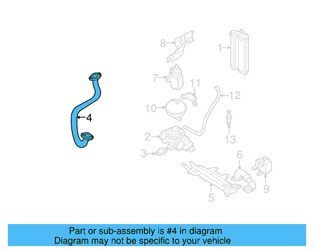 Egr Pipe 038-131-521-F - View 8