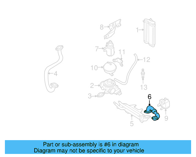 Egr Pipe 038-131-521-E - View 15