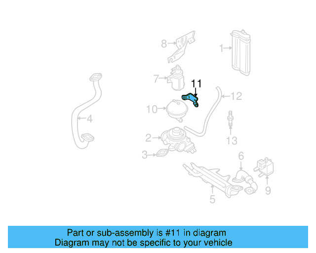 Vacuum Reservoir Bracket 038-103-945-B - View 9