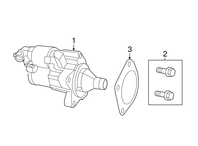 Starter Bolt WHT-005-728 - View 2