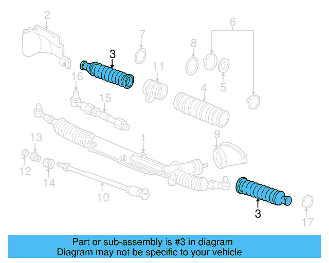 Tie Rod Boot 4D0-419-831-D - View 3