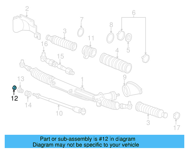 Booster Assembly Lock Nut N-023-003-13