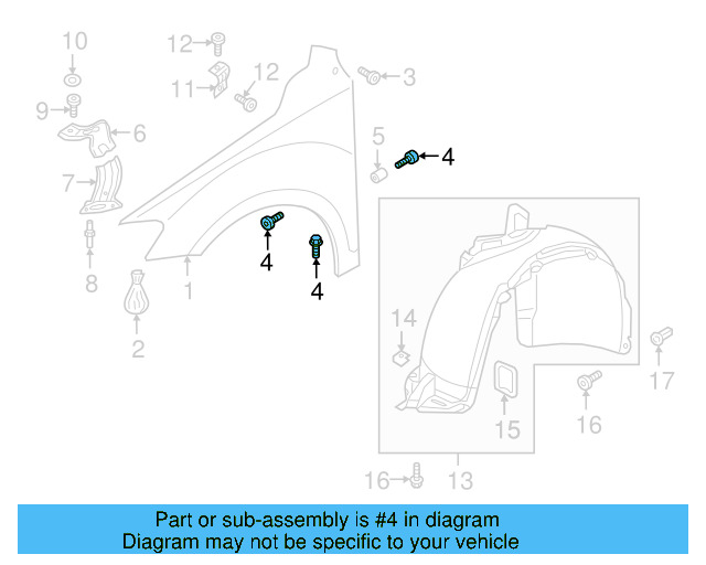 Fender Bolt N-100-091-10 - View 36