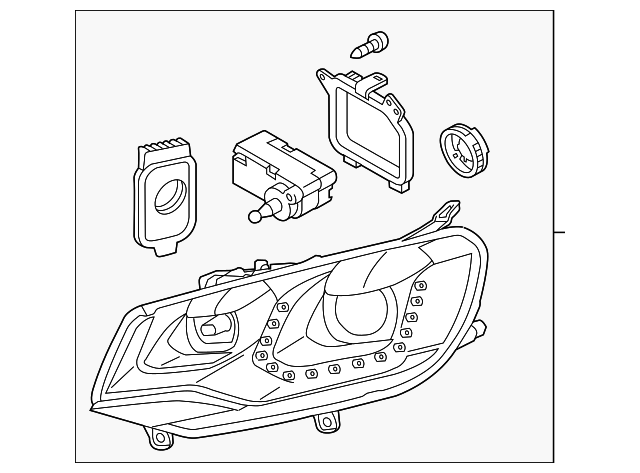 Composite Headlamp 7P1-941-752-A - View 4