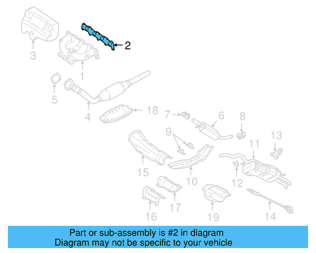 Manifold Gasket 058-253-039-L - View 5