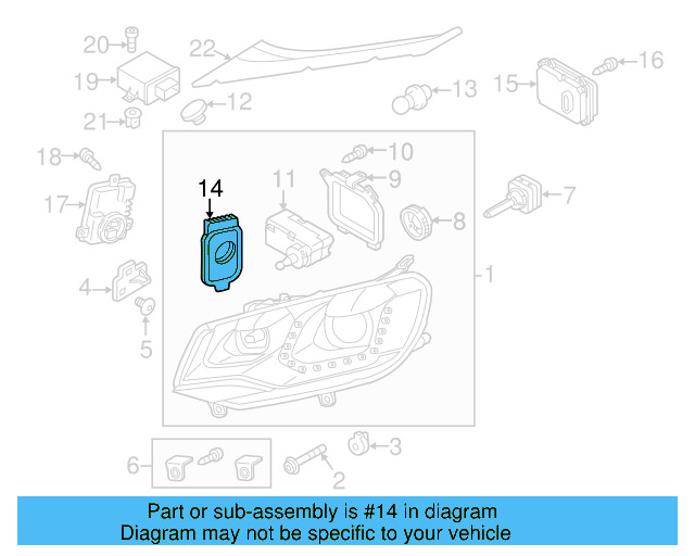 Inner Cover 7P0-941-608-B - View 9