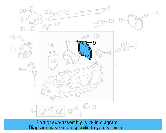 Inner Cover 7P0-941-608-B - View 8