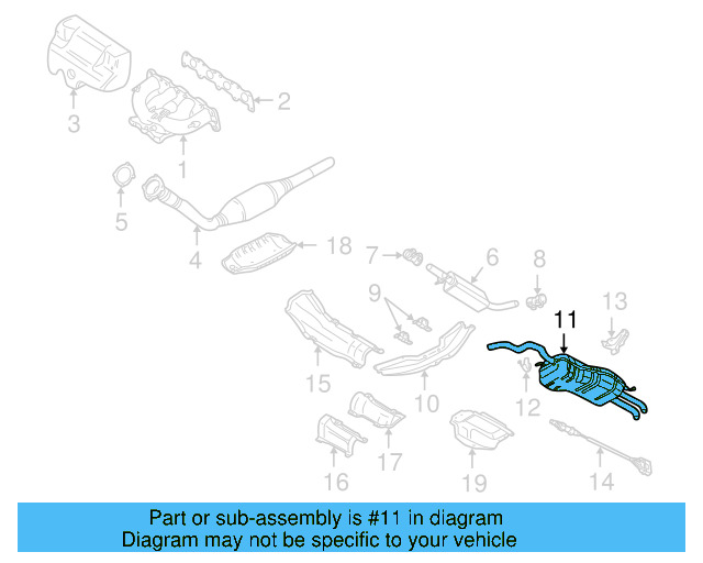 Muffler 1J6-253-609-CB - View 6