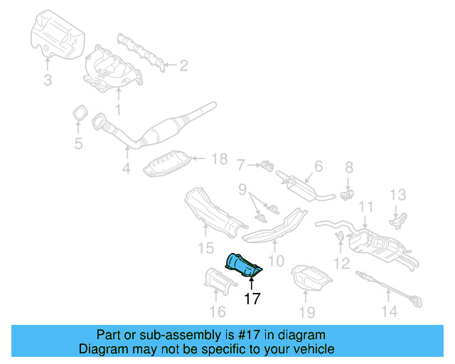 Heat Shield 1J0-803-313-E - View 14