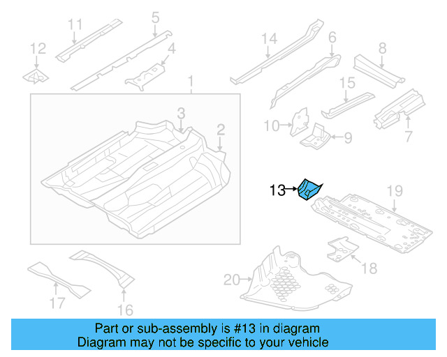 Center Reinforced 1K0-803-489-A - View 17