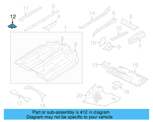 Corner Reinforced 1J0-803-079-B - View 21