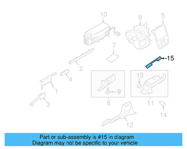 Trim Cover 1K1-858-365-AJ-82V - View 33