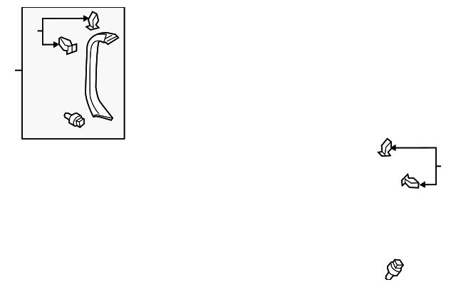 Lower Center Pillar Trim Clip 4A0-867-276-B - View 213