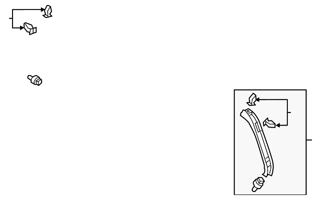 Lower Center Pillar Trim Clip 4A0-867-276-B - View 215