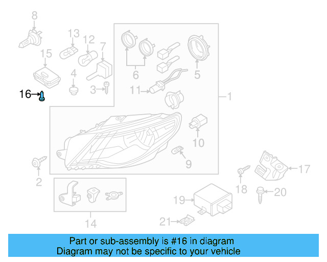Ballast Bolt 3C8-941-117 - View 11