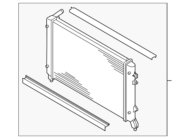 Radiator Assembly 1K0-121-253-BJ
