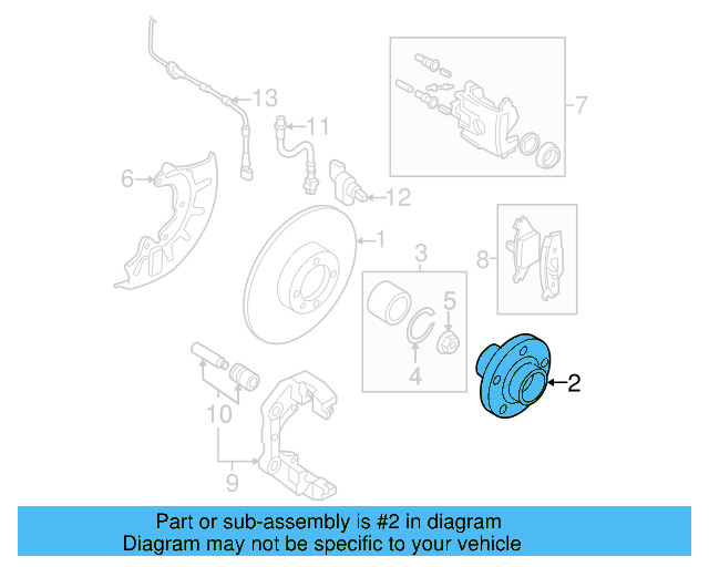 Hub 1J0-407-613-H - View 16