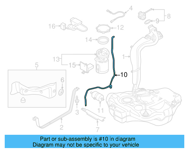 Vent Tube 5C0-201-931-R