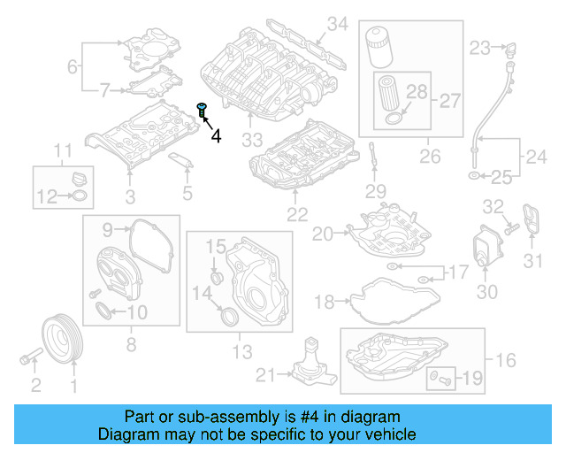 Cylinder Head Screw N-105-540-05 - View 40
