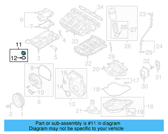 Filler Cap 06K-103-485-D - View 23