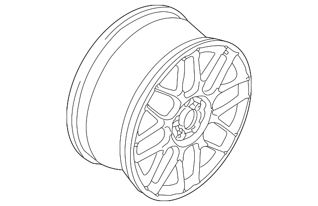 Wheel, Alloy 1J0-601-025-AM-88Z - View 4