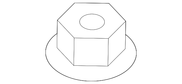 Seat Back Frame Nut WHT-000-741 - View 3