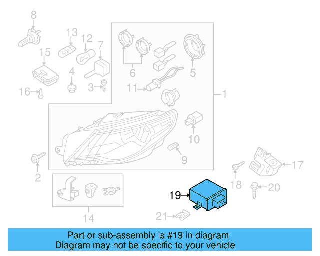 Control Module 5M0-907-357-C - View 30